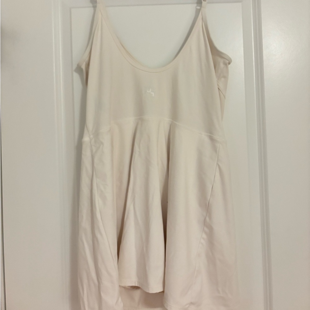 JoyLab White Women's Corset Detail Athletic Dress - Picture 8 of 12